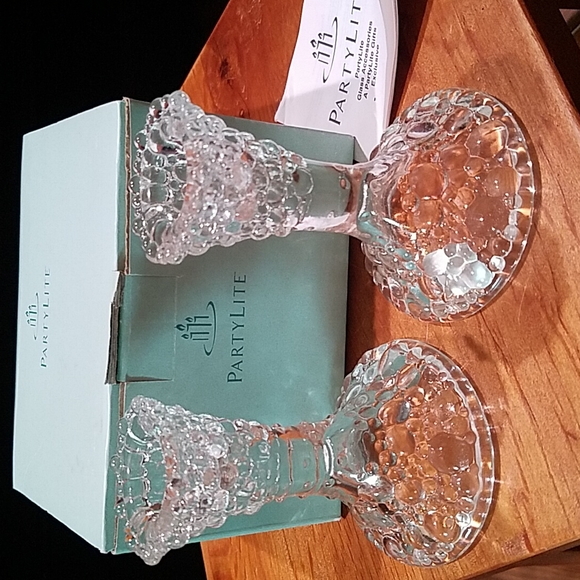 Partylite candlesticks